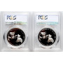 Palau 10 dollars 2017, PCGS PR69 DCAM, "Marine Life Protection - Dolphin & Sea Horse"