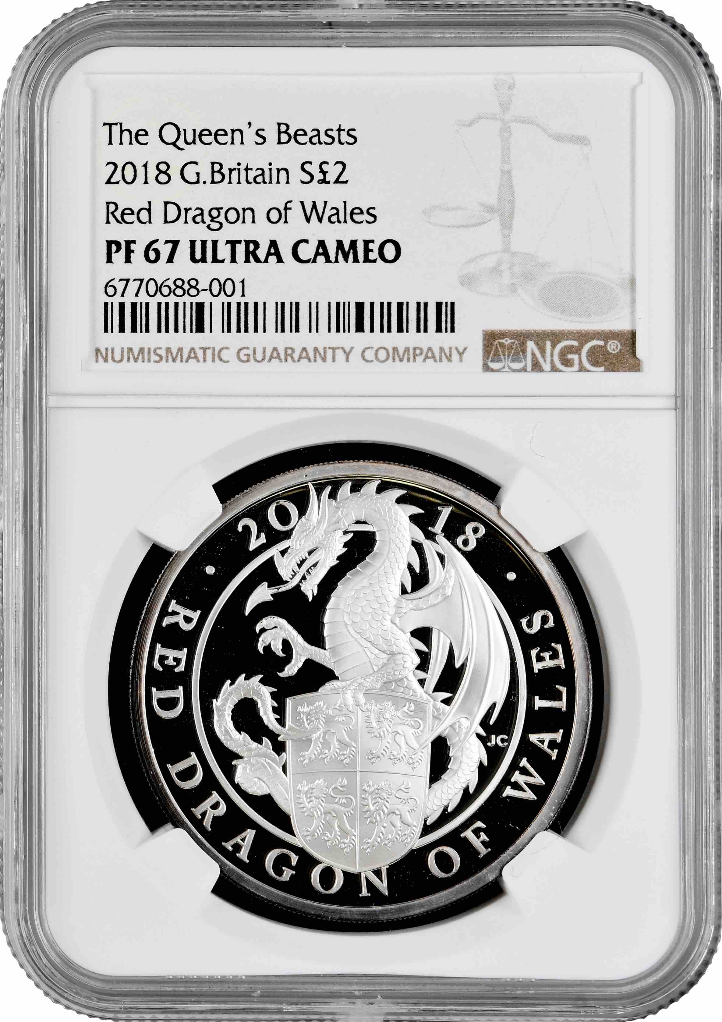 Great Britain 2 pounds 2018, NGC PF67 UC, 